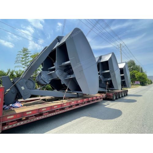 Used In Port: 7 large-capacity mechanical grabs were sent to Thailand!