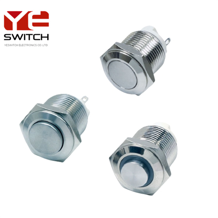 YESWITCH 16mm Anti-vandal Metal Push Button Switch