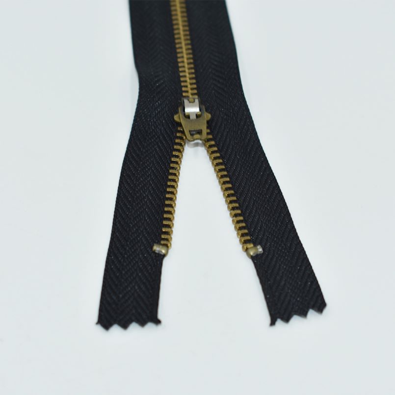 Apparel accessories 10inch brass zippers for sale Apparel accessories 10inch brass zippers for sale