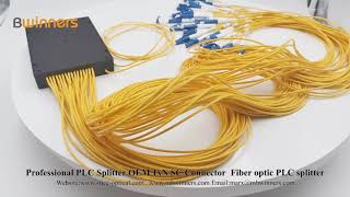  Professional PLC Splitter OEM 1xN SC Connector Fiber optic PLC splitter