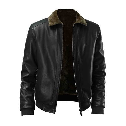 Is Men'S Leather Jacket suitable for middle-aged men?