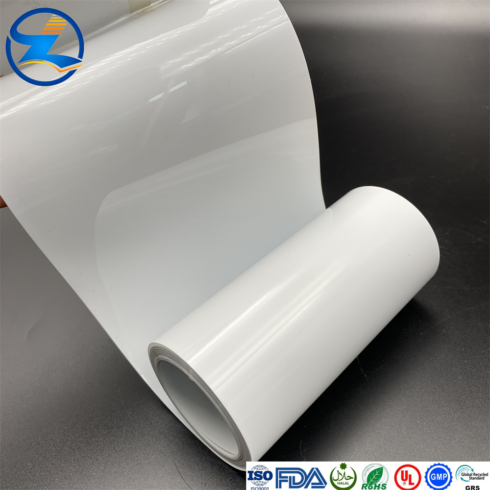 250mic white PVC film111