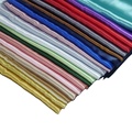 Neuankömmling bunte Champagner gewebte Charmeuse Polyester Satin Stoff für Hochzeitskleider1