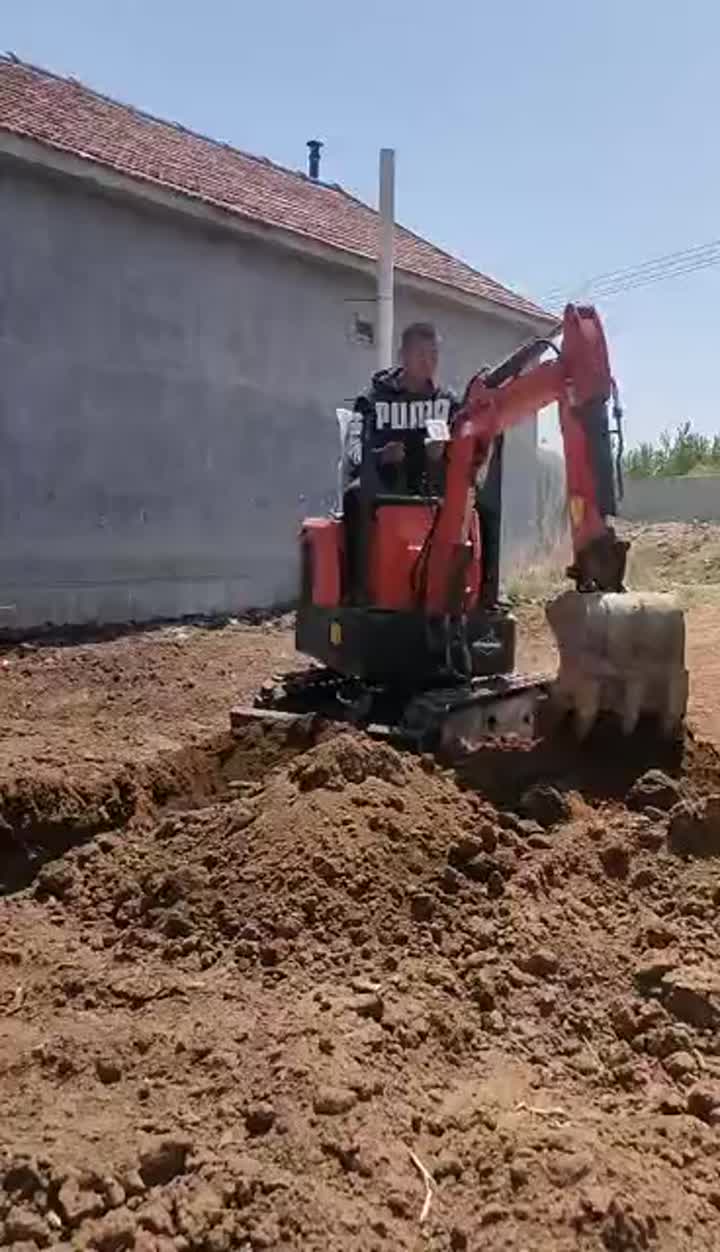 Nuovo prodotto mini escavatore da 1 tonnellata