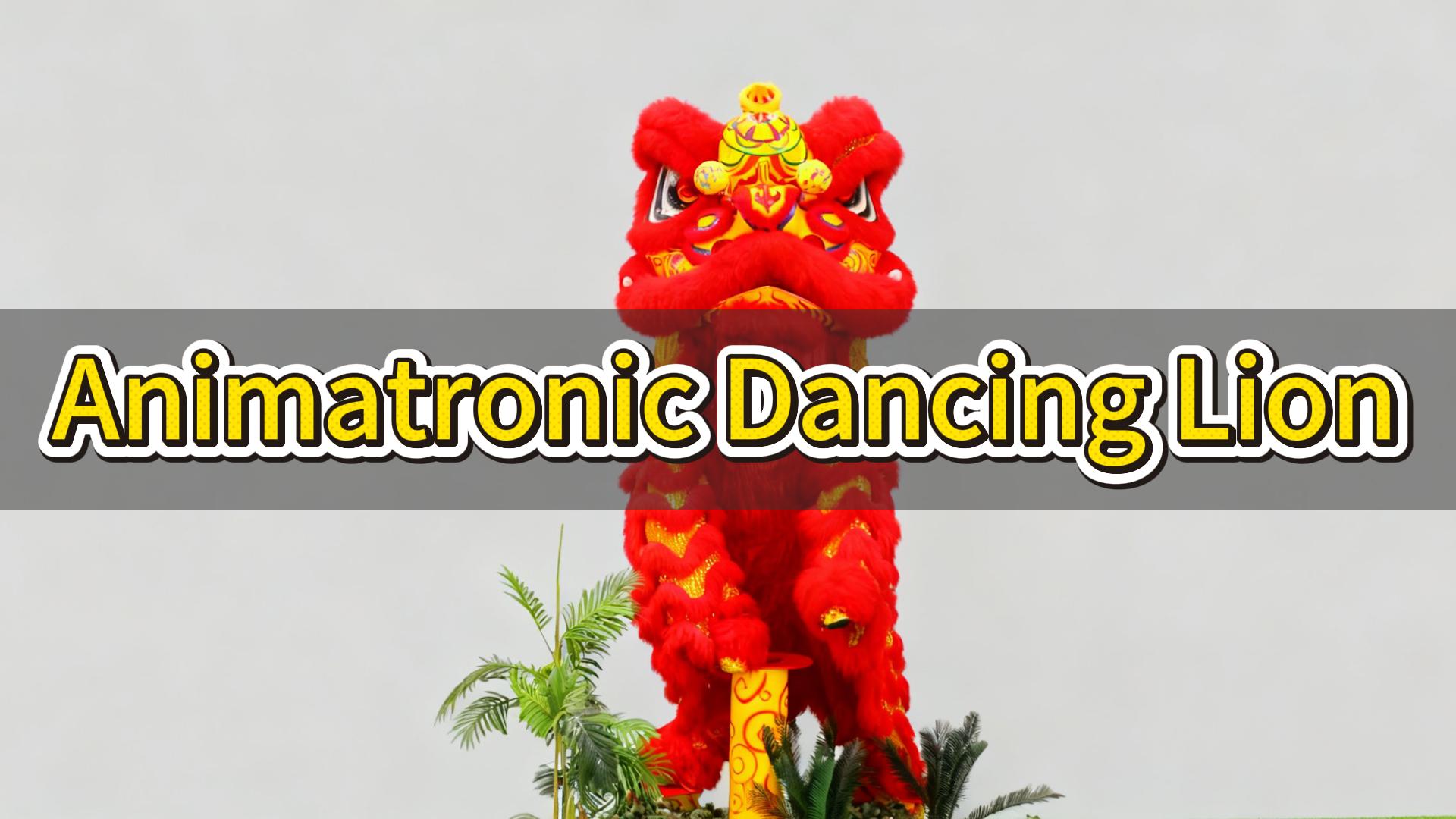 Tarian Singa Animatronik