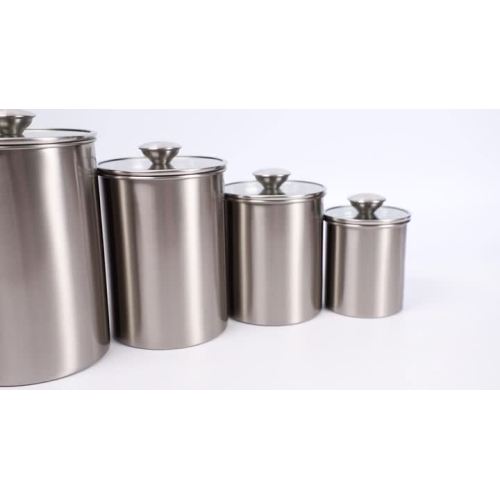 stainless steel jar canister