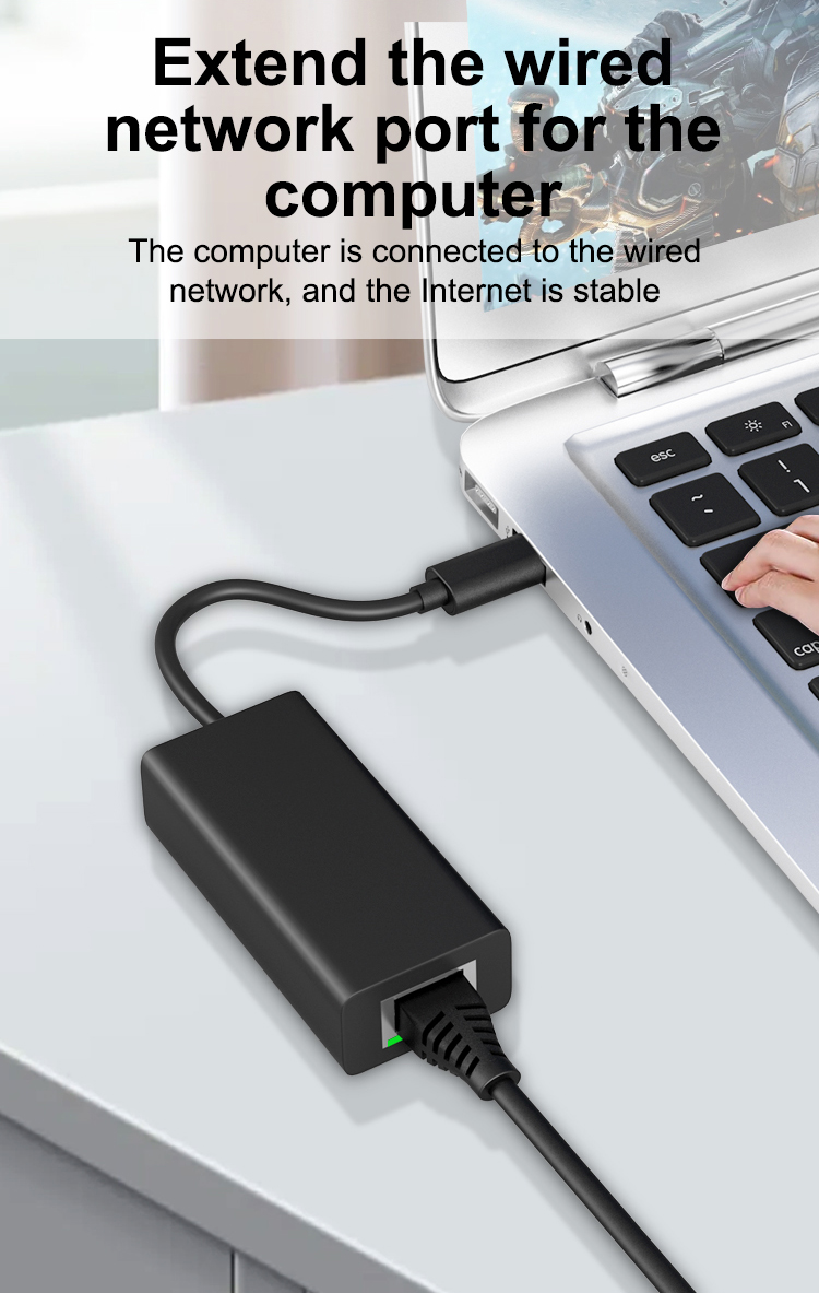 Thunderbolt 3/Type-C Gigabit Ethernet LAN Network Adapter