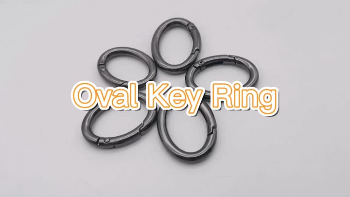 Ovaler Schlüsselring