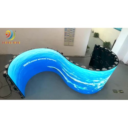 Flexible  LED Screen Curve In & Out