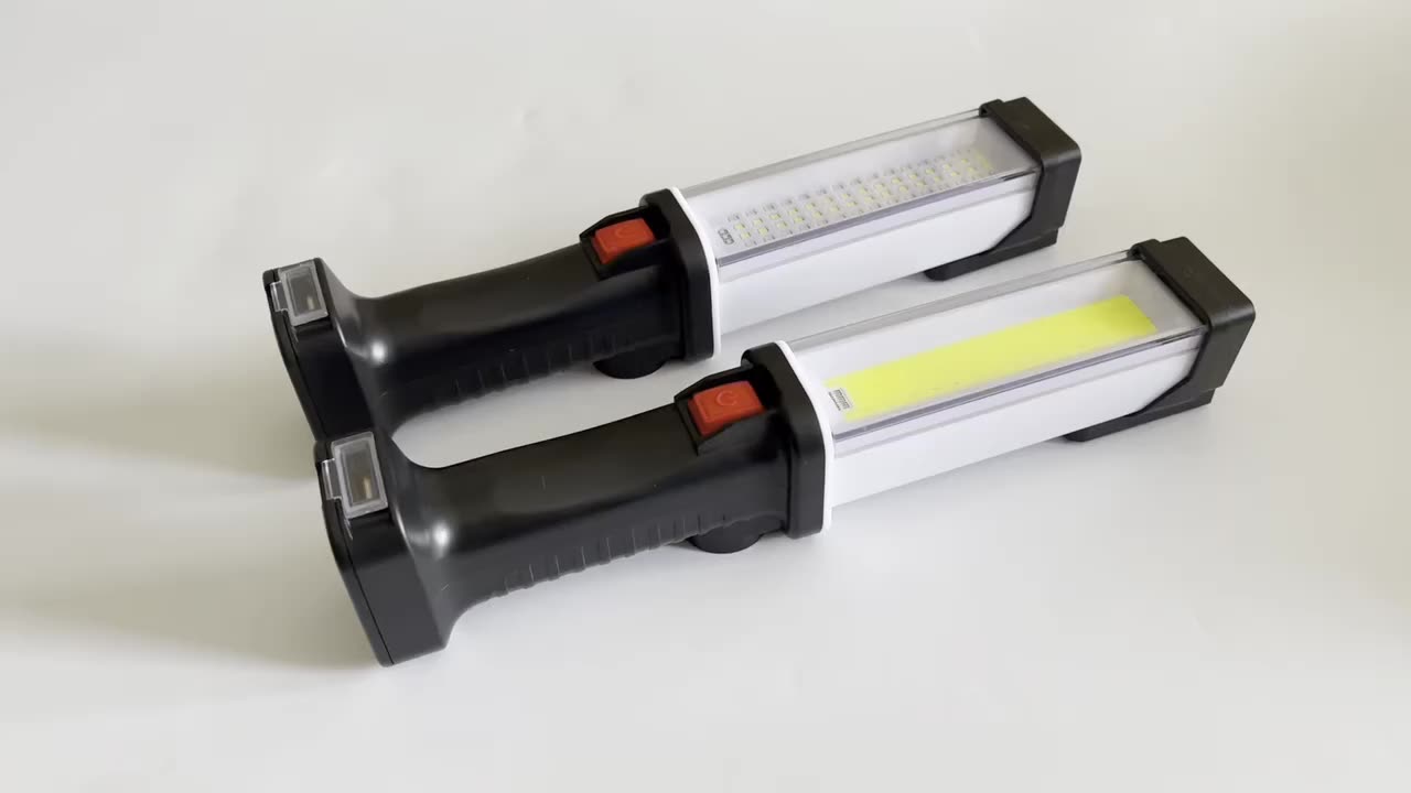 2022最新のデュアル光源USB充電式交通安全SOS警告磁気LEDパワーバンクとの作業ライト1