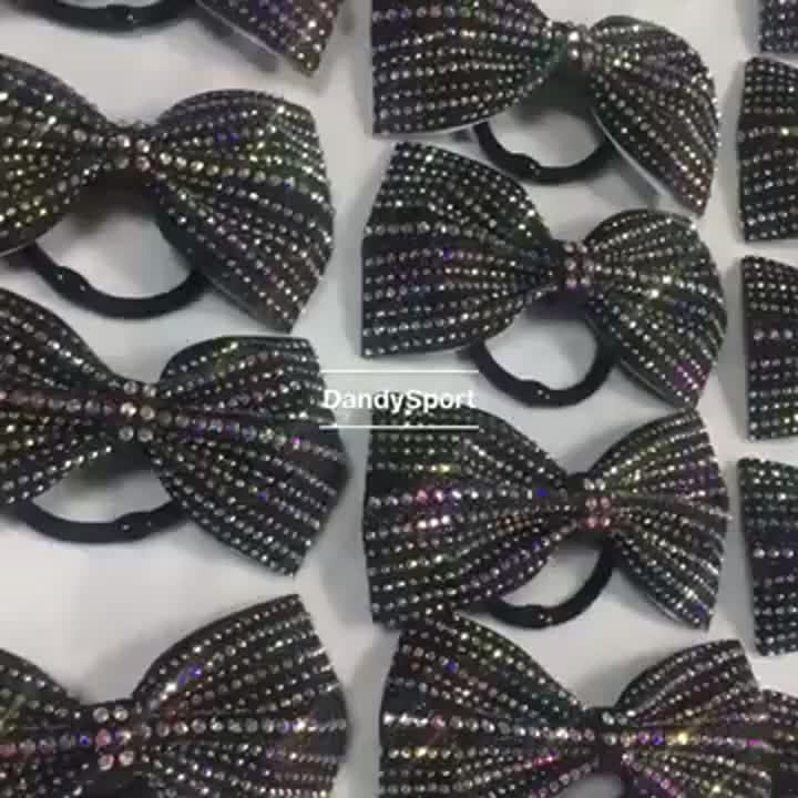 glitter cheer bow 