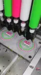 Gestickte Abzeichen 3D -Gummi -Patch -Maschine