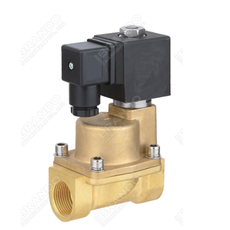 Shako Type PU225S Series Steam Brass Solenoid Valve 3/8'' 1/2'' 3/4'' 1'' 3