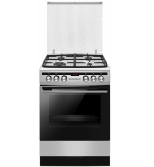 24" Home Cooking Range Black Freestanding Gas Oven