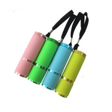 Colorful UV Ultraviolet Flashlights with Purple Lighting