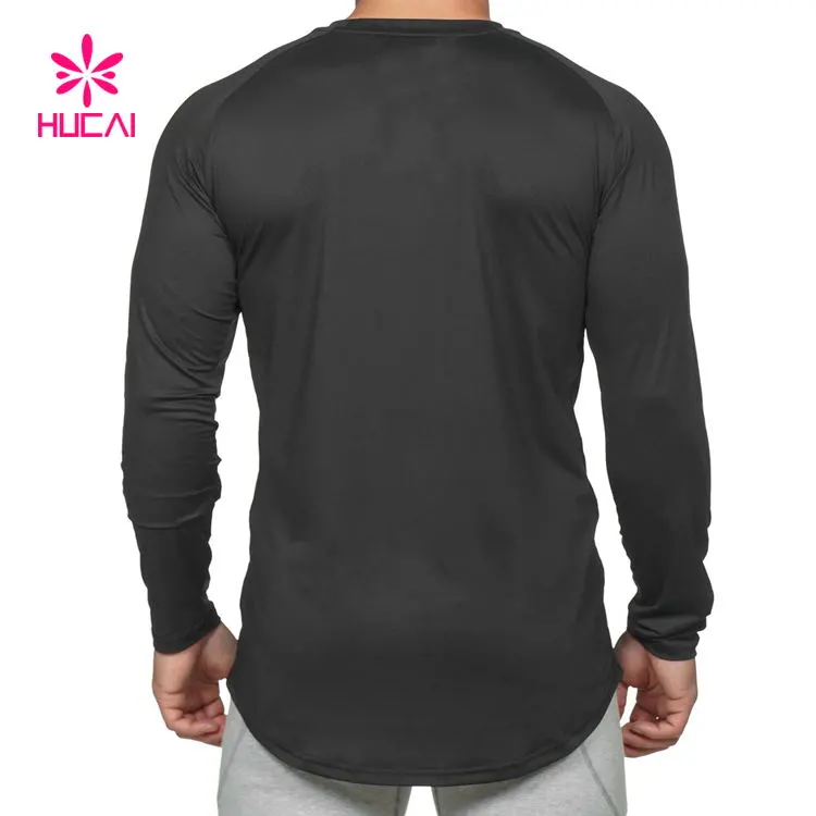 Custom Logo Men Sweatshirts Pullover Professional Gym Men Long Sleeve Shirts