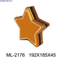 five star shape tin box
