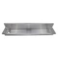 stainless steel outdoor trough