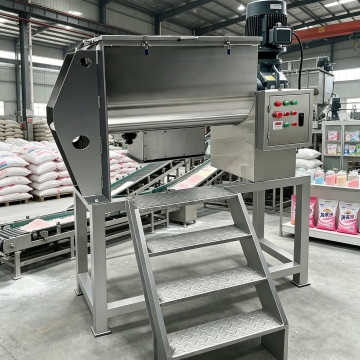 Detergent Powder Ribbon Mixer Blender Machine