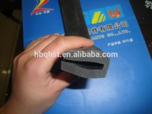 U-shaped glass edge EPDM foam sealing strip