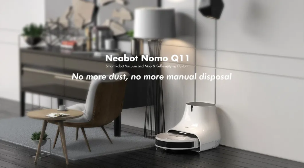 APP Control Smart Mopping Robot Vacuum Cleaner with Self Empty Dust Bin