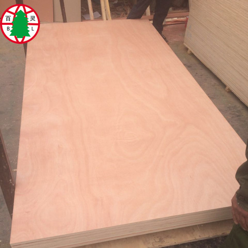 Commerial Plywood 18MM Poplar Core okume veneer bb/cc