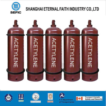 40L High Quality High Pressure Seamless Steel Oxygen Acetylene Gas Cylinders