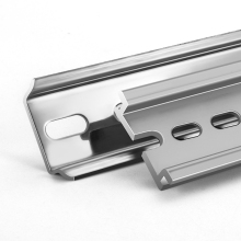Factory Supplied DIN Aluminium Mounting Rail Fixing MCB Circuit Breaker Switch Clamp Rail Terminal