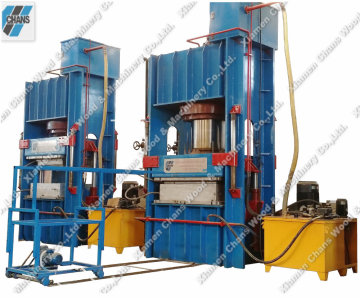 Hydraulic wood sawdust pallet forming machine to make press wood pallet