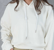 Short Design Hoodies with Solid Color