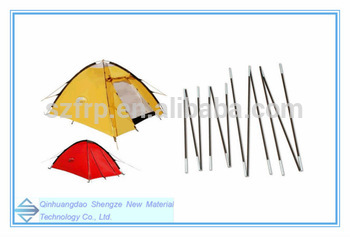 fiberglass tent pole/ flexible fiberglass tent poles/ tent support rod