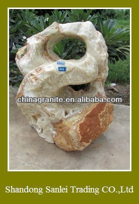 decorative colored garden stone