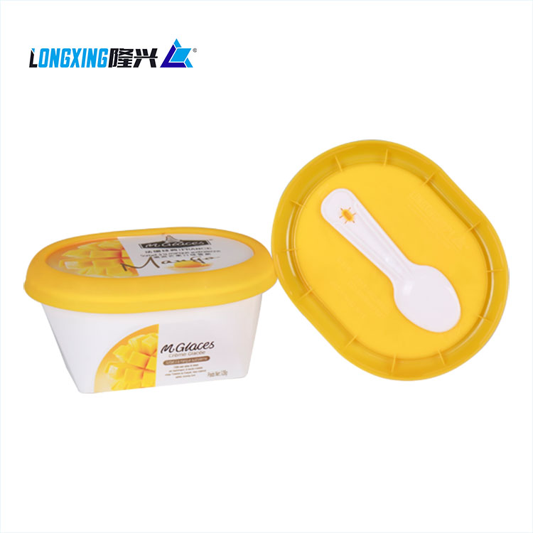 ice cream plastic IML cup container