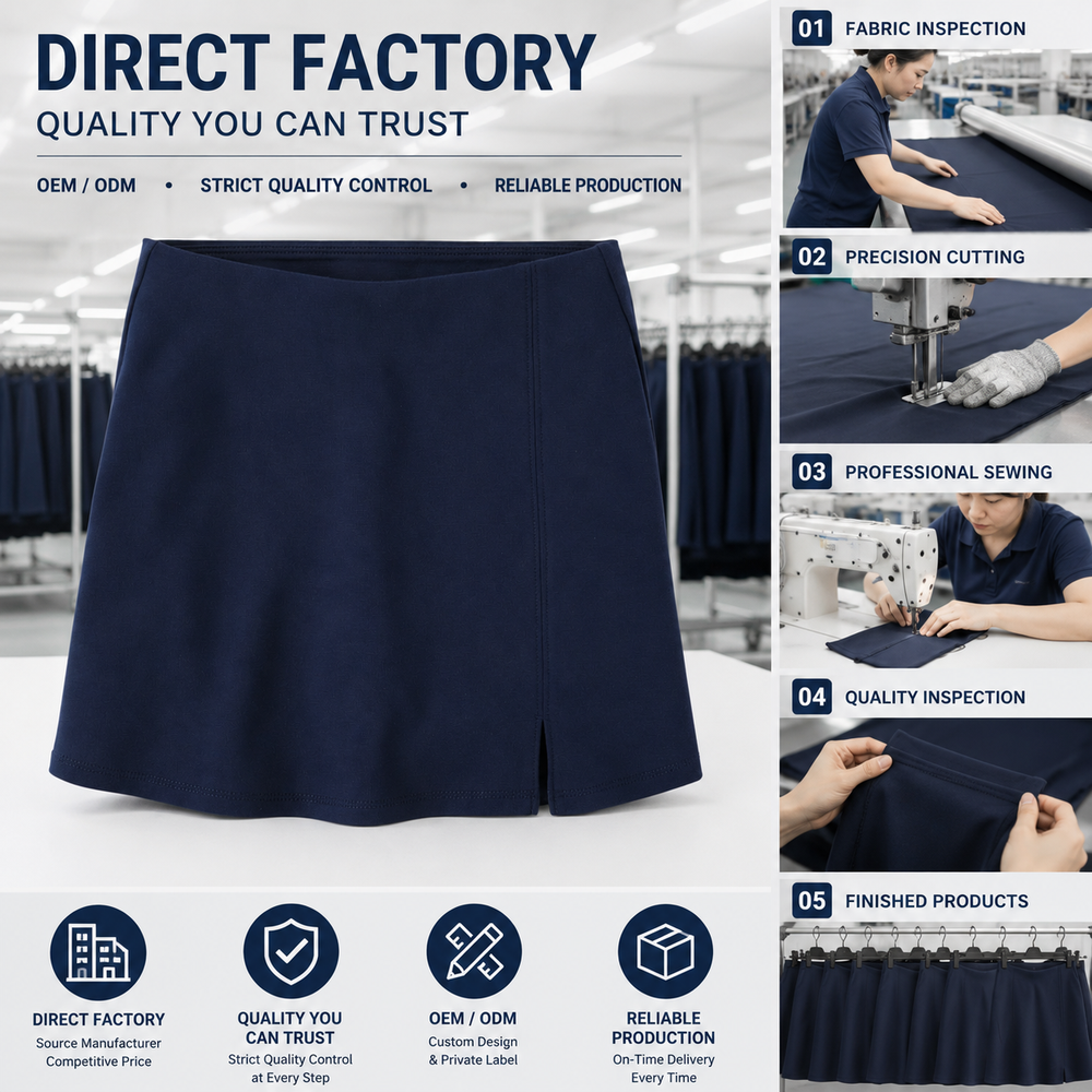 Усиленная хлопковая антибактериальная женская школьная форма Reinforced Cotton Anti-Bacterial Women School Uniform