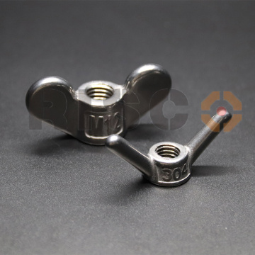 SS304 Metric Steel Wing Nut