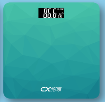 Colorful electronic digital body weight bathroom scale