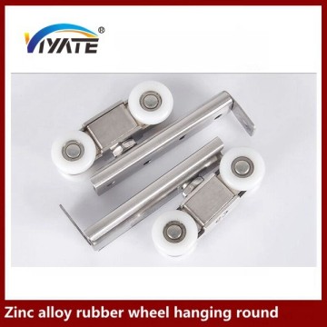 Special Custom Glass Sliding Door Double Hanging Wheels Iron Glass Door Wheels