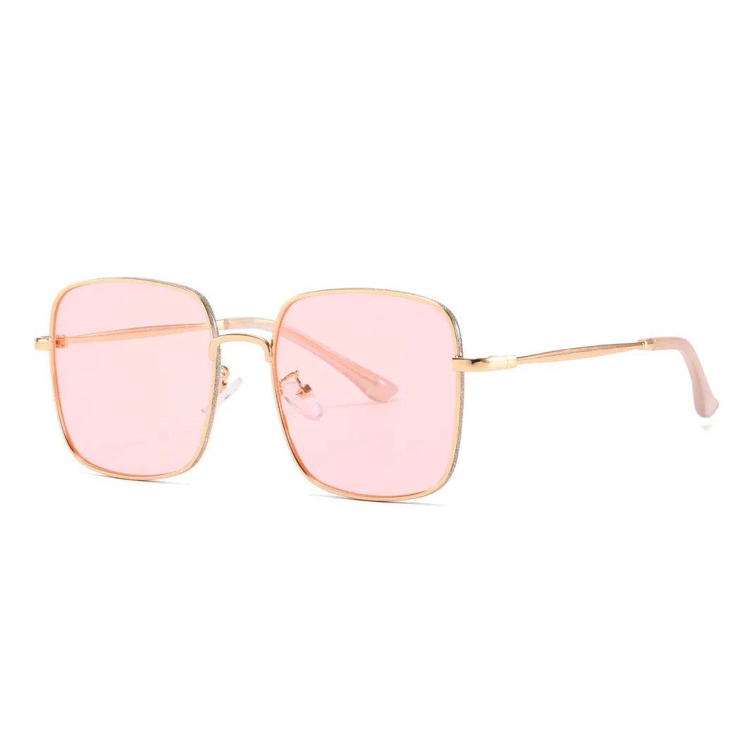 2020 Hot Selling No MOQ Classic Square Metal Fashion Sunglasses