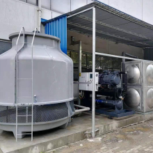 Industrial screw chiller unit