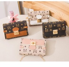 Custom imitation leather backpack small handbag purse