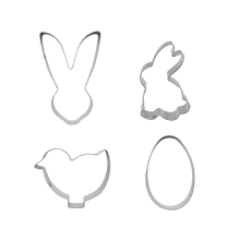 Biscuits Mold Cookie Cutters Baking Tools Set 430 - 4 Pieces Easter Cookie Molds