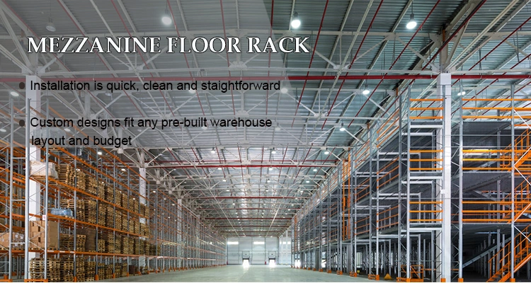 Ebil-Storage Q235B Heavy Duty Mezzanine Warehouse Racking