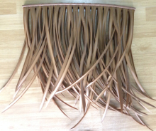 Eco-friendly Extrusion plastic synthetic thatch roof,Fireproof artificial thatch roof tiles