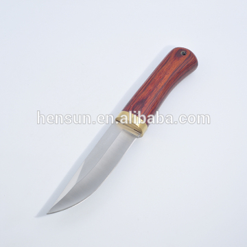 10'' Pakka Wood Handle Hunting Knife for Hunter