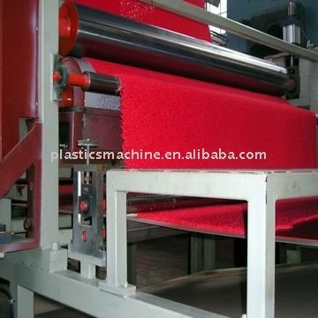 Plastic floor mat production line, PVC mat machine