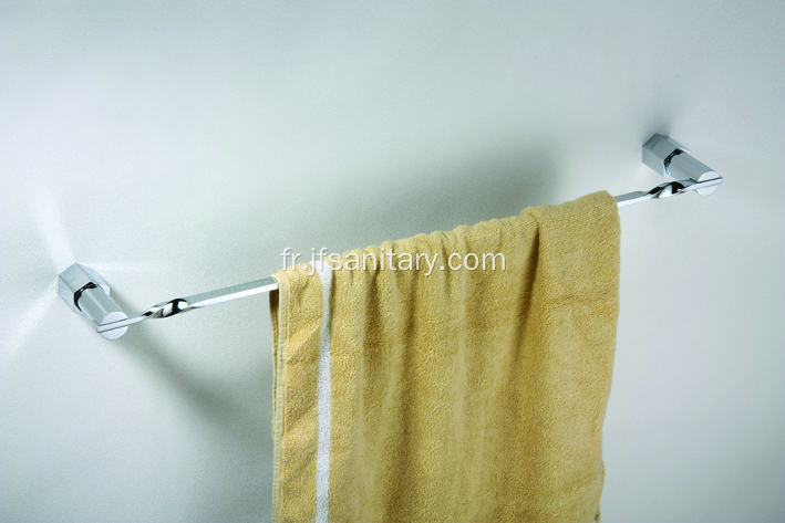 Porte-serviettes simple en laiton pour salle de bain