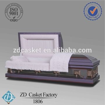 Hot 18/20 ga steel metal casket