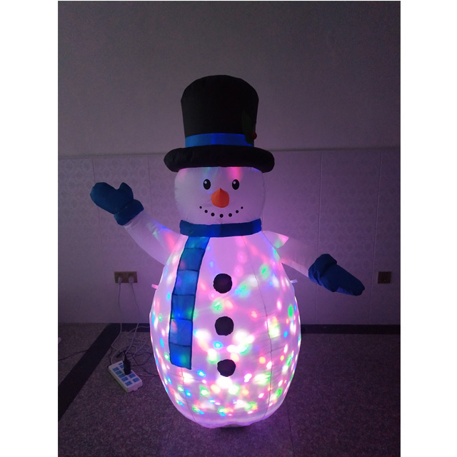 Progetto gonfiabile per le vacanze Illuminazione vorticosa Snowmanr per la decorazione natalizia