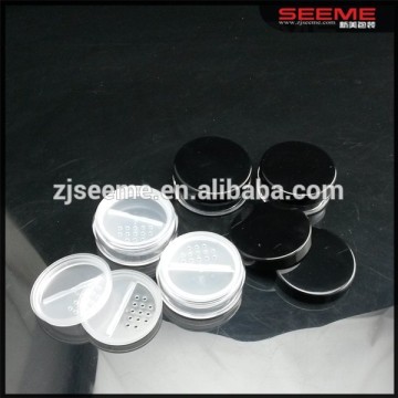 rotating sifter jar,loose powder case with sifter,loose powder case 3g 5g 10g