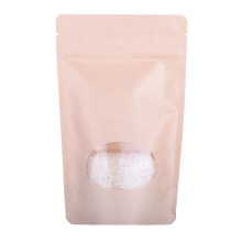 Biodegradable Zipper Stand Up Coffee Packaging Paper Bag